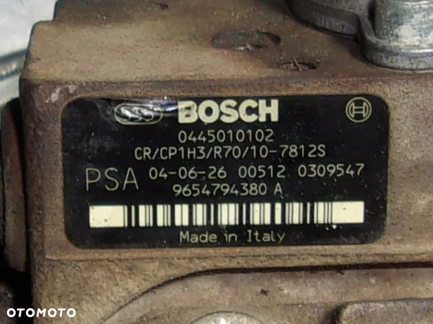 Citroen Berlingo C2 C3 I II C4 I C5 II III Jumpy II Nemo pompa wtryskowa 1.4 1.6 HDI - 4