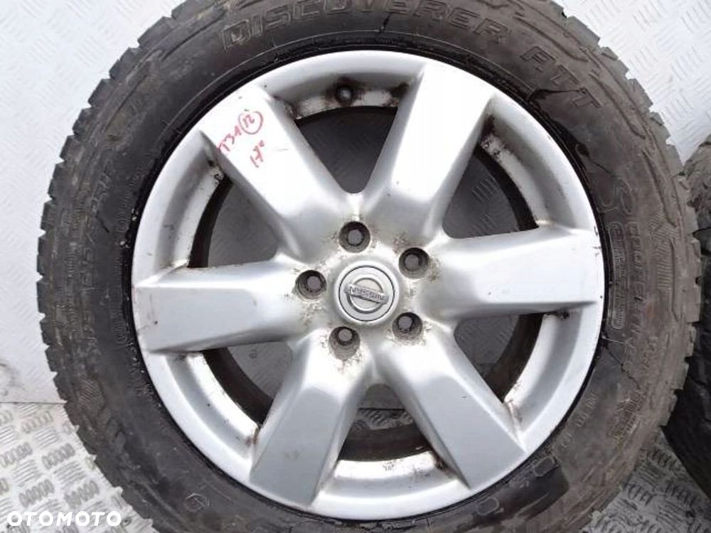 Alufelgi z oponami KPL. Nissan X-Trail T31 17" 5x114.3 ET 45 - 2