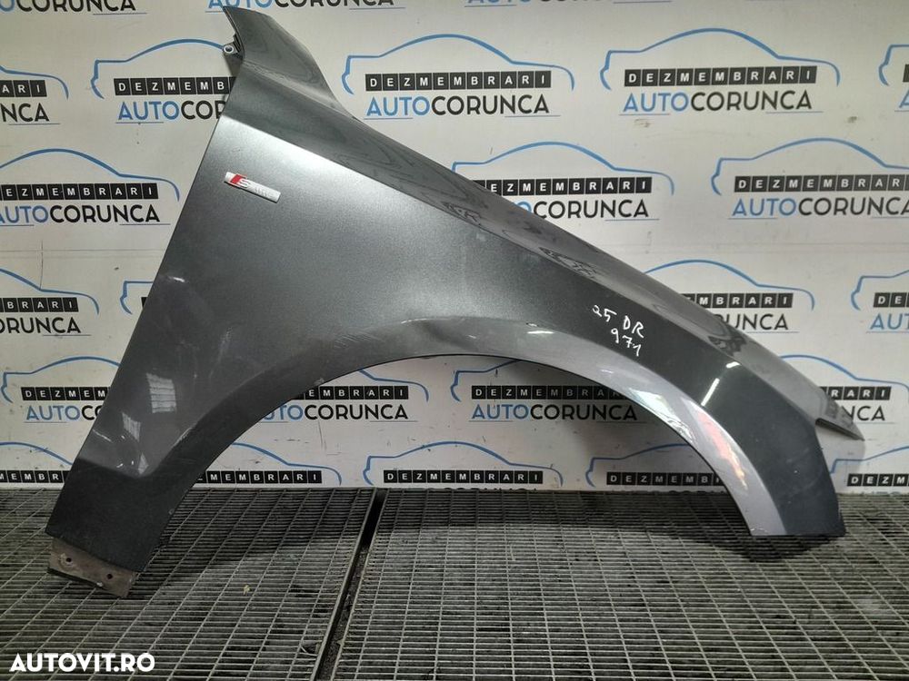 Aripa Dreapta Fata AUDI Q5 2008 - 2012 4 Usi GRI (971) MICA INDOITURA - 1