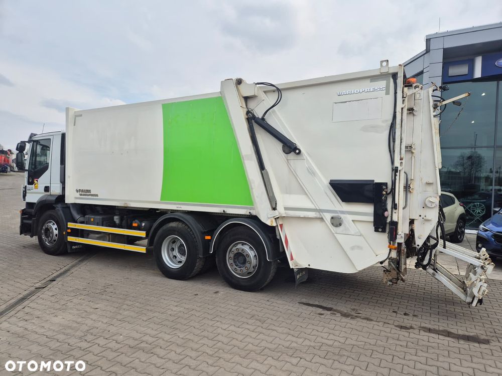 Iveco Stralis 330 EEV+ / FAUN VARIOPRESS 11 / PO SERWISIE / 1WŁ / BEZWYPADKOWY / MOCNA SKRZYNIA / MOŻLIWOŚĆ SAMEJ RAMY - 12