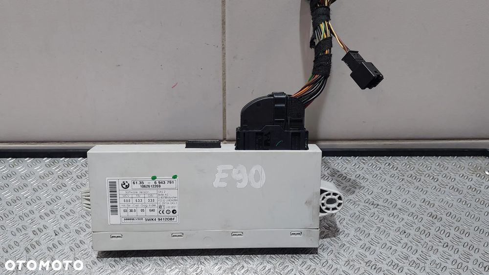 MODUŁ STEROWNIK CAS BMW E90 NR 6943791 - 1