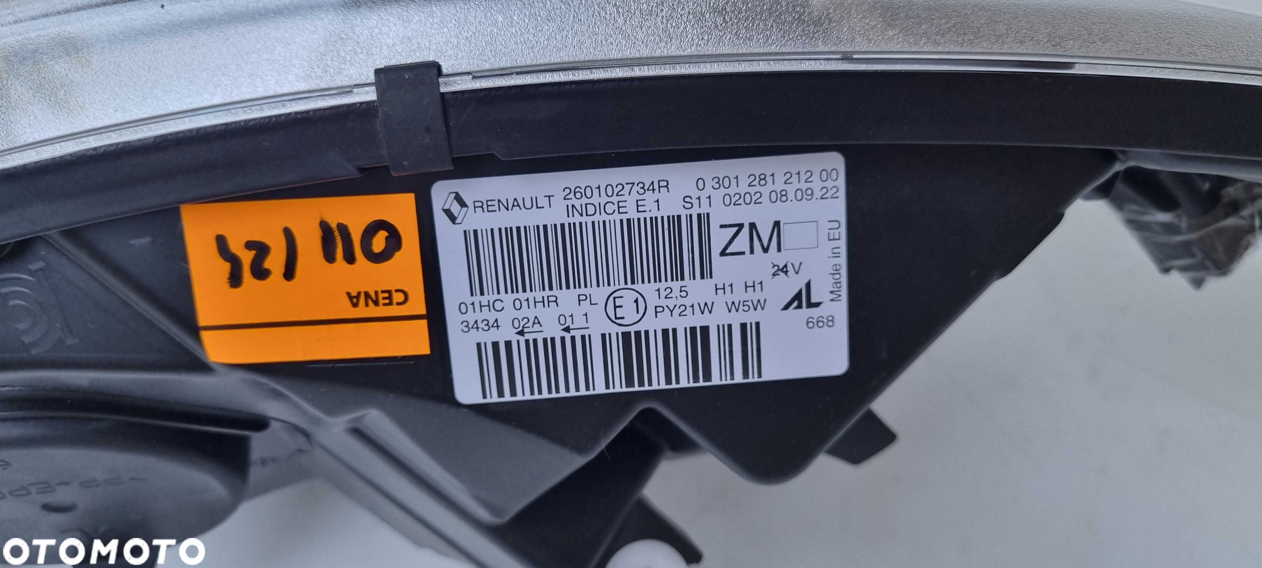 RENAULT CAPTUR I Lampa Reflektor Prawy r13-19 NOWY Kraków - 2