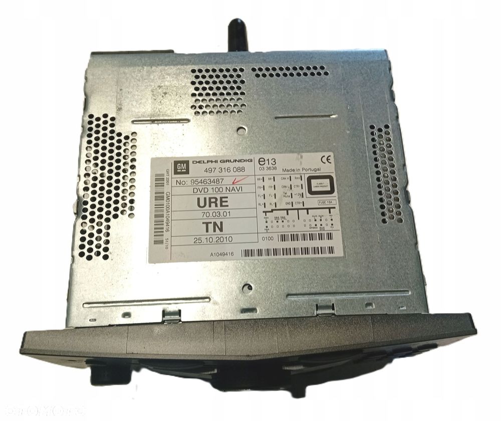 Radio Nawigacja Opel Antara 96858452 95463487 - 3