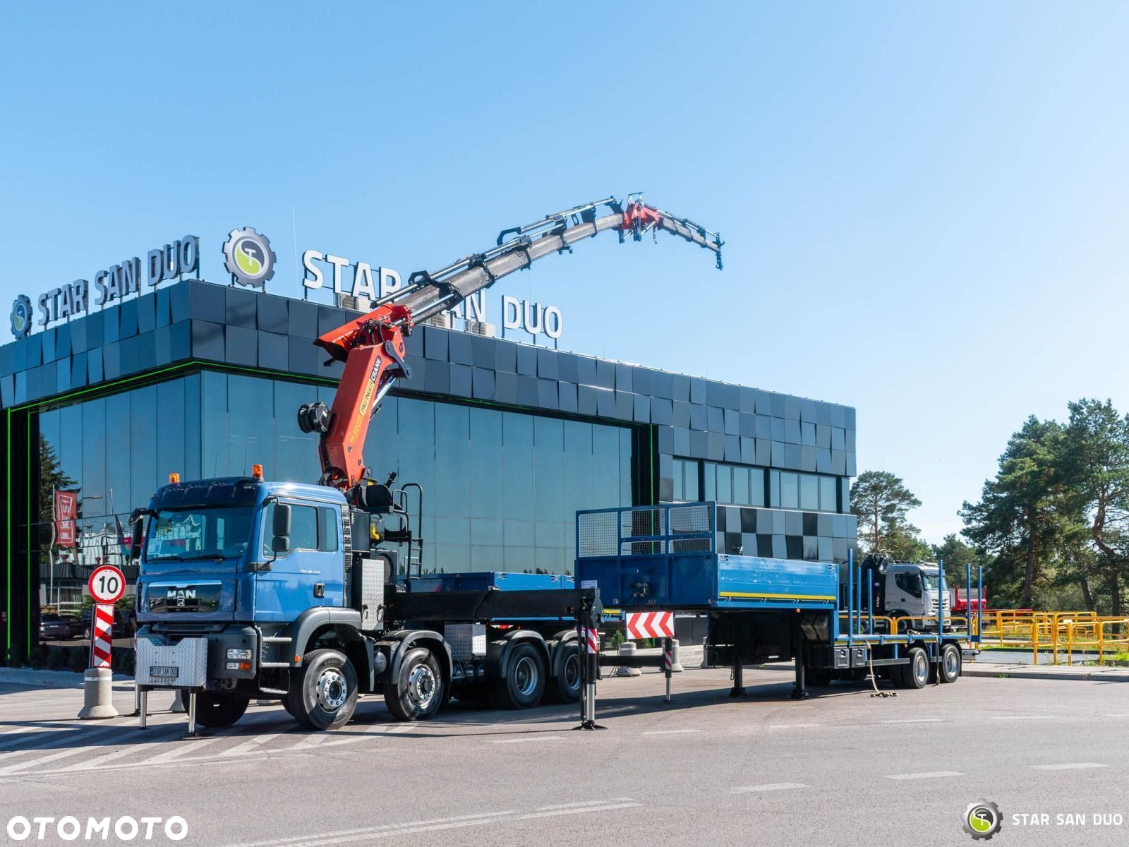 MAN TGA 35.440 8X6H PALFINGER PK 60002 Wciągarka Naczepa Siodło - 3