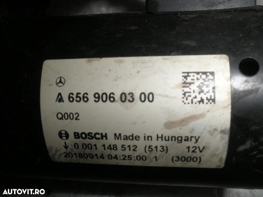 Electromotor Mercedes CLS C257, E Class W213, S Class W223, GLE W167, 3.0 CDI A6569060300 - 3