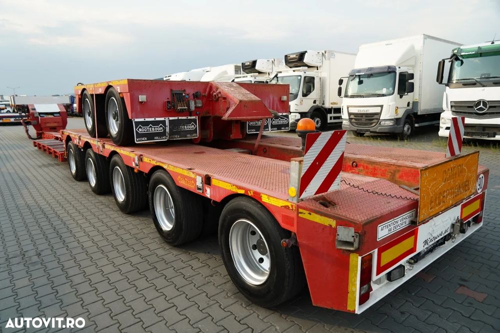 Nooteboom EURO -111-25-ID ȘASIU JOS / EXTENSIBIL / INTERDOLL / SUPORT / 7 AXE / AXE DE DIRECȚIE / SAF / CAPACITATE DE ÎNCĂRCARE: 74.000 KG! - - 34
