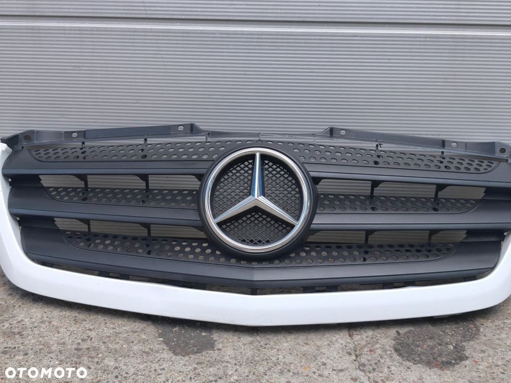 Atrapa grill Zderzaka Mercedes Sprinter w906 Lift biała 14-18r - 2