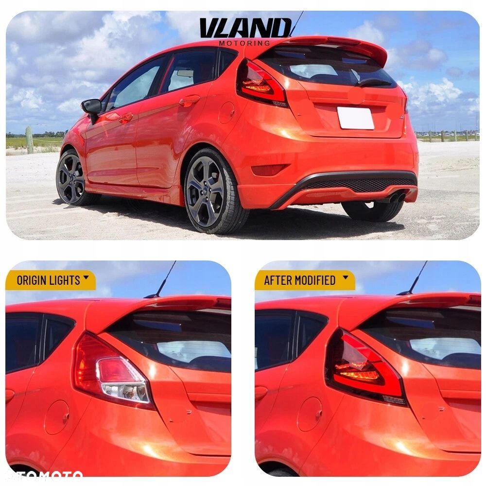 Lampy tyl kpl Full Led Dynamiczne Ford Fiesta VII 7 mk7 2008-2018 Lift z24 - 13