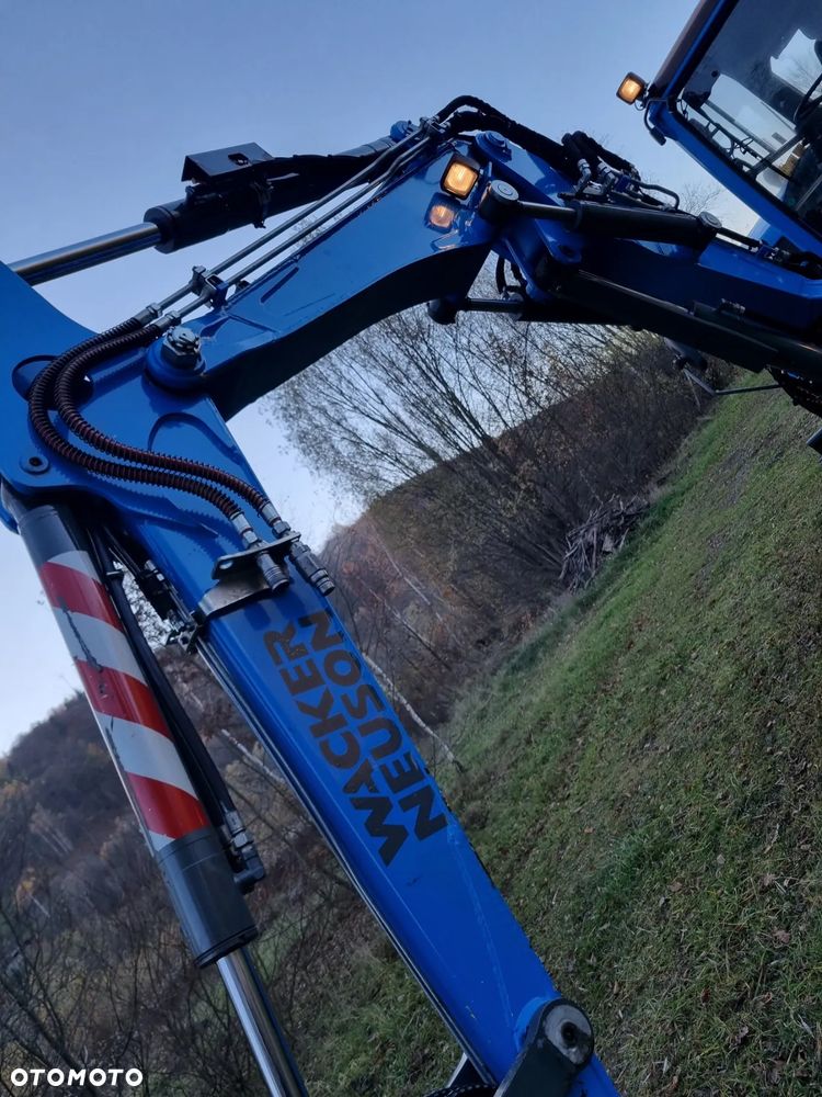 Wacker Neuson 6503 wersja 7 Koparka Kołowa 8 ton 3x łamane ramie Tylko 929 mtg jak Nowa z Salonu 2015r Import Norwegia Silnik YANMAR zero luzów wycieków 2 łyżki Okazja KLIMA Pompa ON - 17