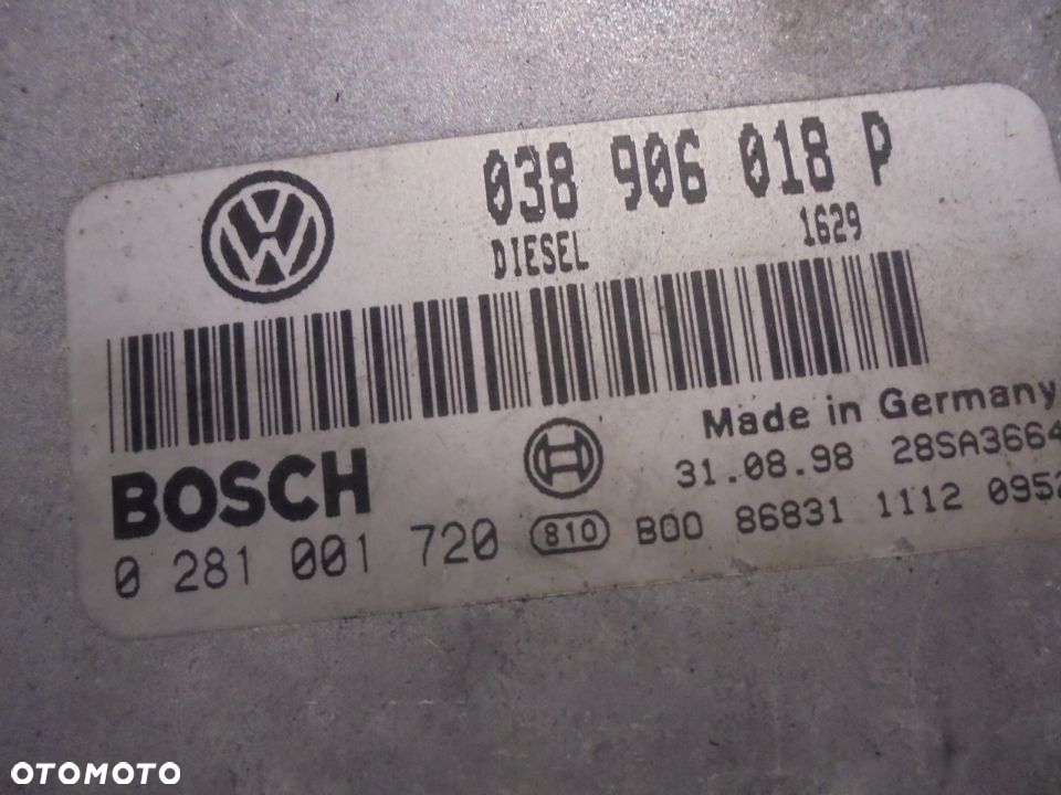 KOMPUTER STEROWNIK AUDI A4 B5 1.9 TDI - 2