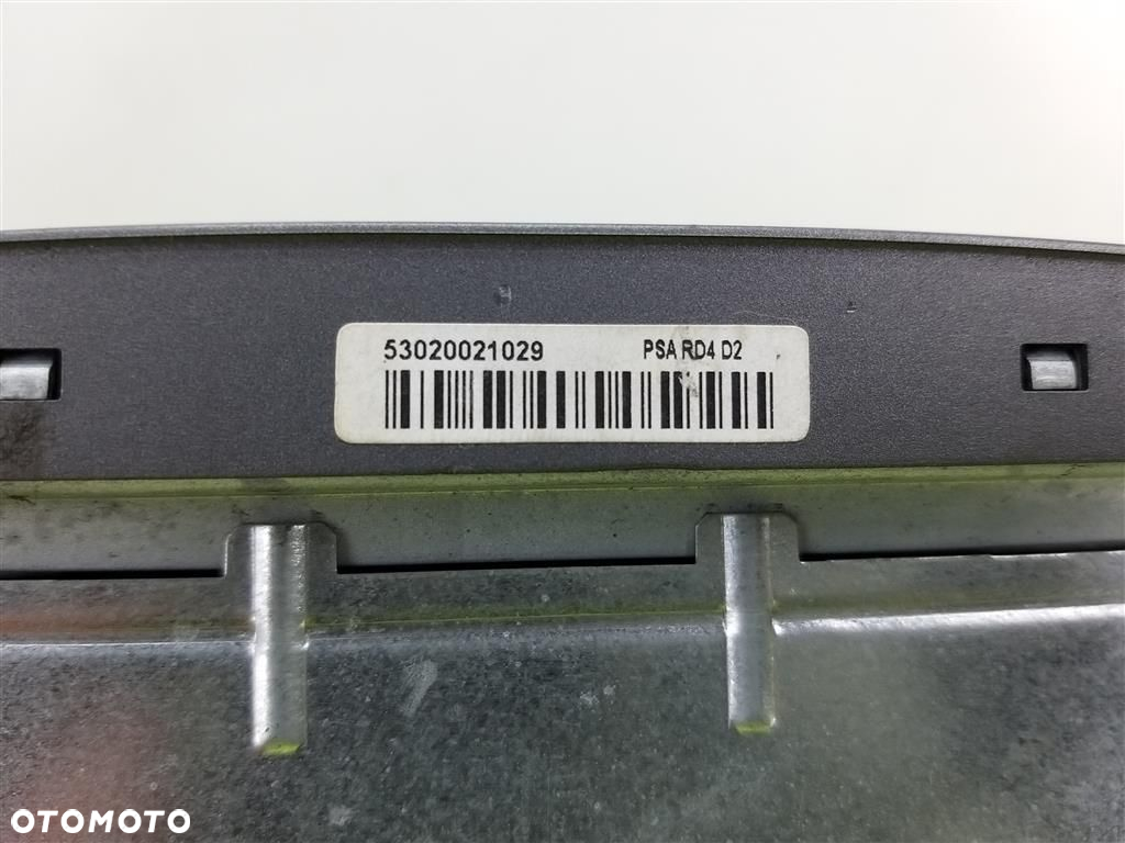 Radio CD MP3 FABRYCZNE  Peugeot 407 2004-2011 RD4 - 2