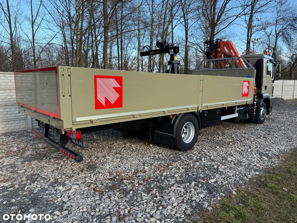 MAN TGS TGL * 4x2* *TGM 15.250 + DŻWIG KRAN HDS ATLAS 96.3E  WYSÓW 10,2m* Kran* Sterowanie Radiowe* ROTATOR* Widły do PALET* + Skrzynia 6.5m* 111000km - JAK NOWY* z NIEMIEC - 22