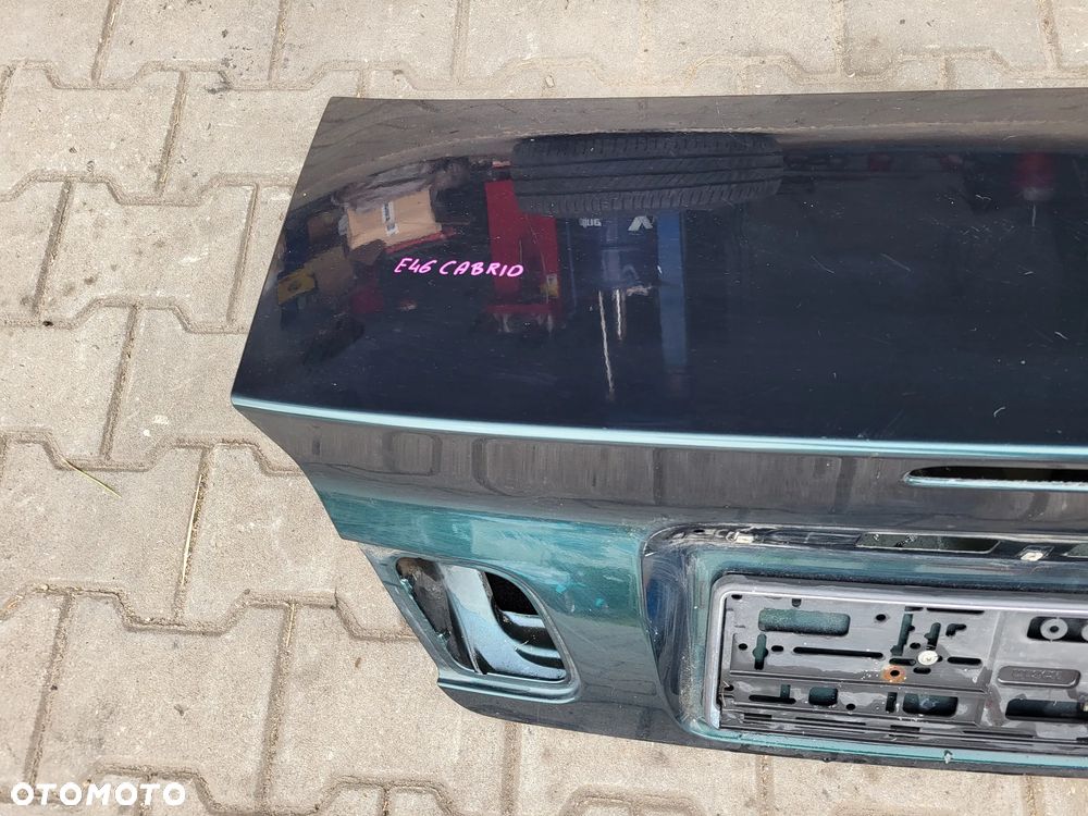 BMW E46 CABRIO KLAPA BAGAŻNIKA OXFORDGRUEN 2 METALLIC - 2