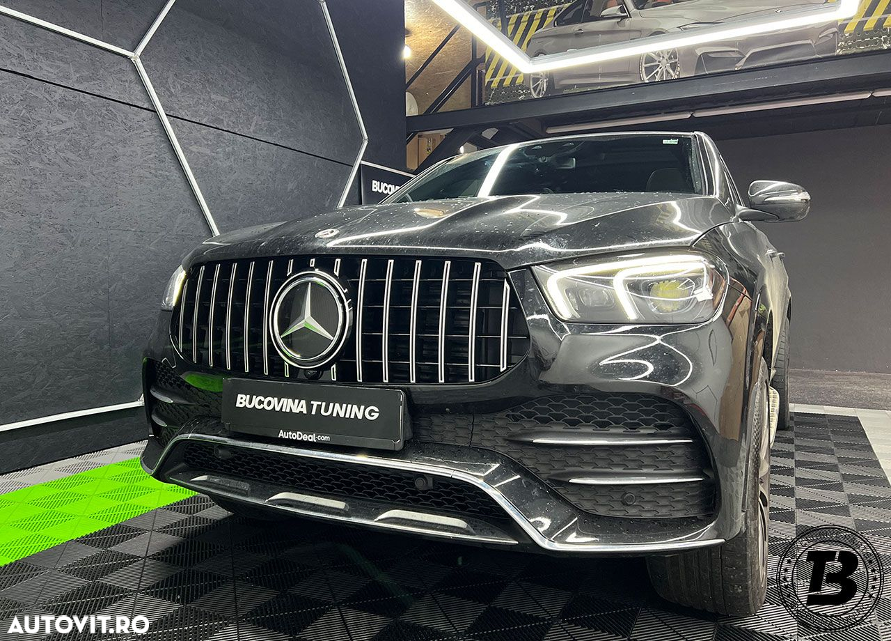 Grila compatibila cu Mercedes GLE W167 Coupe C167 GT Crom - 6
