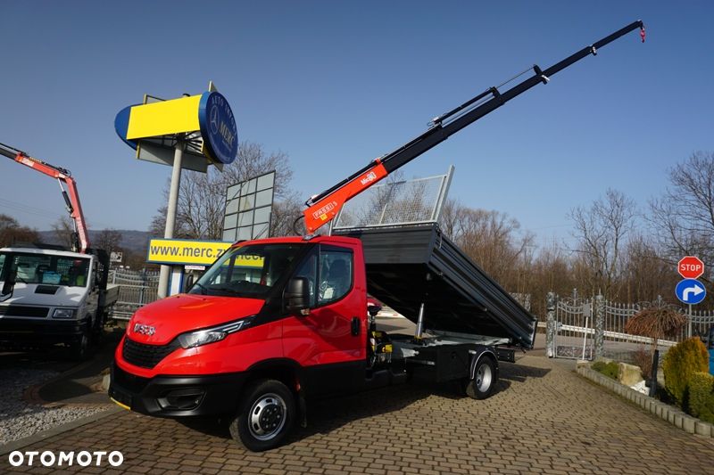 Iveco 50C18 HDS żuraw zabudowa wywrotka skrzynia - 7