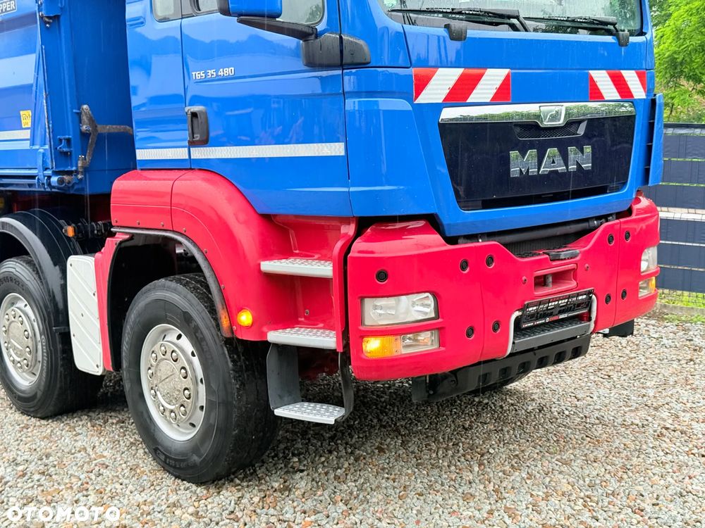 MAN * Kiper Bordmatic * MAN 35.480 TGS * Wywrotka * Napęd 8x4 * Sprowadzony * Euro 5 * - 32