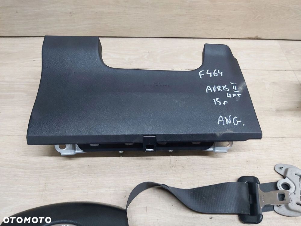 Toyota Auris II Air bag poduszka kierowcy deska pas lewy prawy 15r - 3