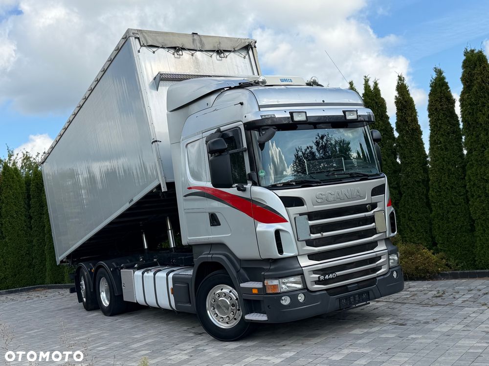 Scania / R440 / 6X2 / WYWROTKA+BURTO-FIRANKA / ZBOŻA-OTRĘBY-TORF ITP. / - 3