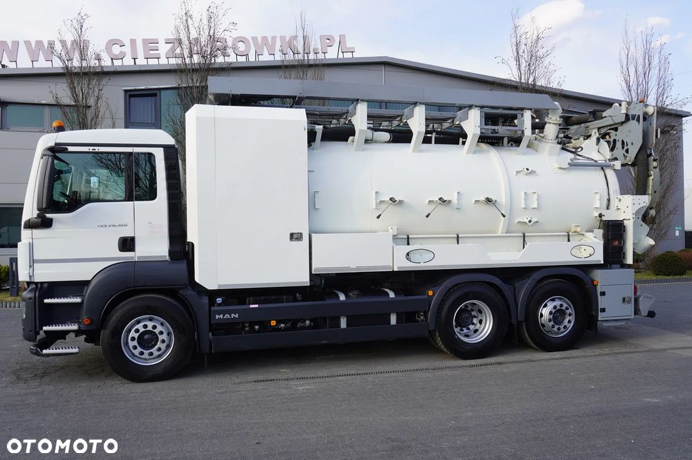 MAN TGS 26.360 E6 / Zabudowa WUKO Rivard 18 m3 / 180 tys. km / oś skrętna - 3