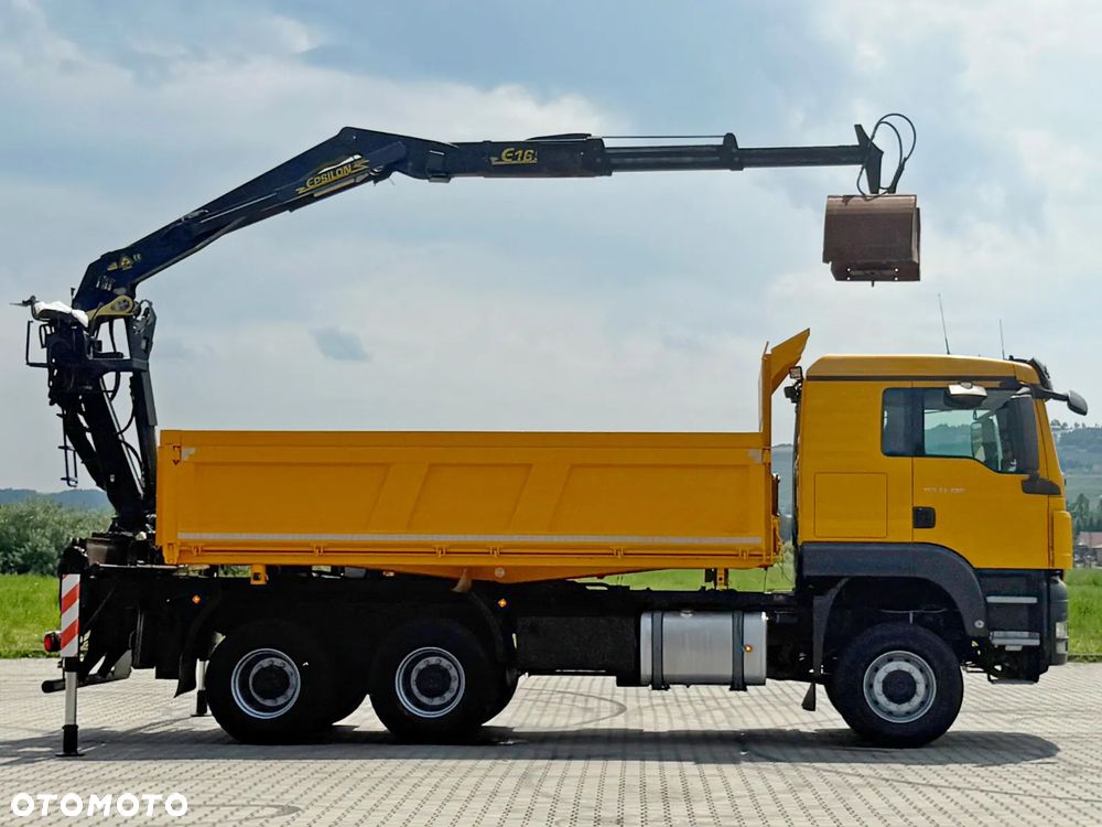 MAN TGS 33.480 * WYWROTKA 5,10 m * EPSILON E165Z76  * 6x6 - 5