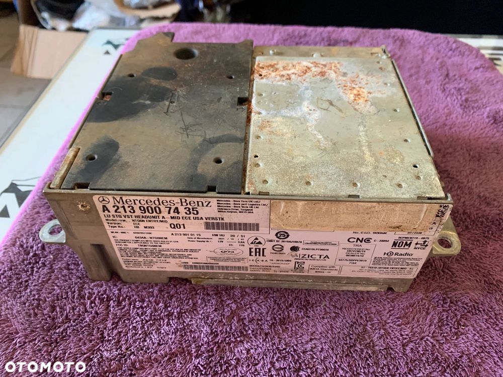 RADIO NAWIGACJA HEADUNIT MERCEDES W222 W213 A2139007435 - 1