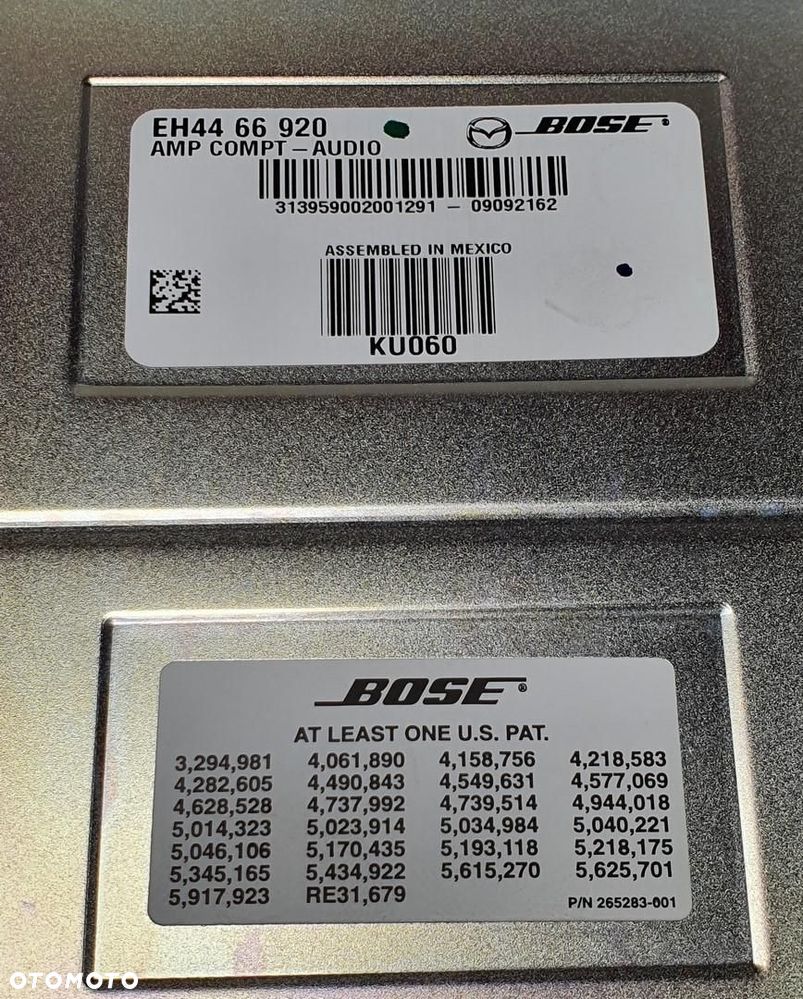 WZMACNIACZ AUDIO BOSE MAZDA CX-7 EH4466920 - 4
