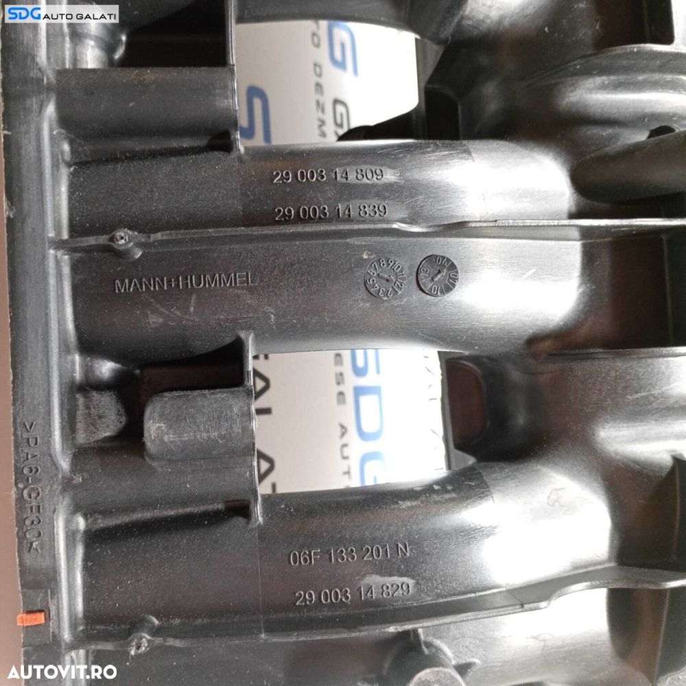 Galerie Admisie Aer cu Clapete Volkswagen Jetta 2.0 TFSI BWA BPY 2006 - 2011 Cod 06F133201N 06D133185L 2900314799 [2366] - 8