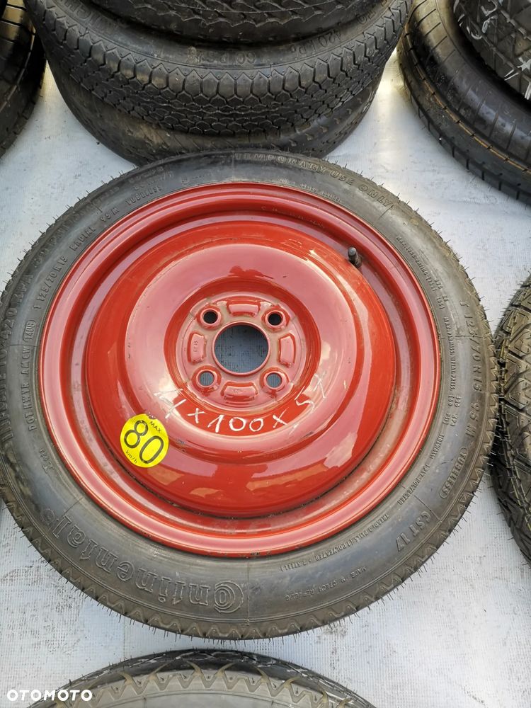 Dojazdówka Koło Dojazdowe Dojazd Alfa Romeo, Audi, BMW, Citroen, Fiat, Ford, Hyundai, Jaguar, Kia, Lancia, Mazda, MCC, Mitsubishi, Opel, Peugeot, Saab, Seat, Skoda, VW, Volvo - 14