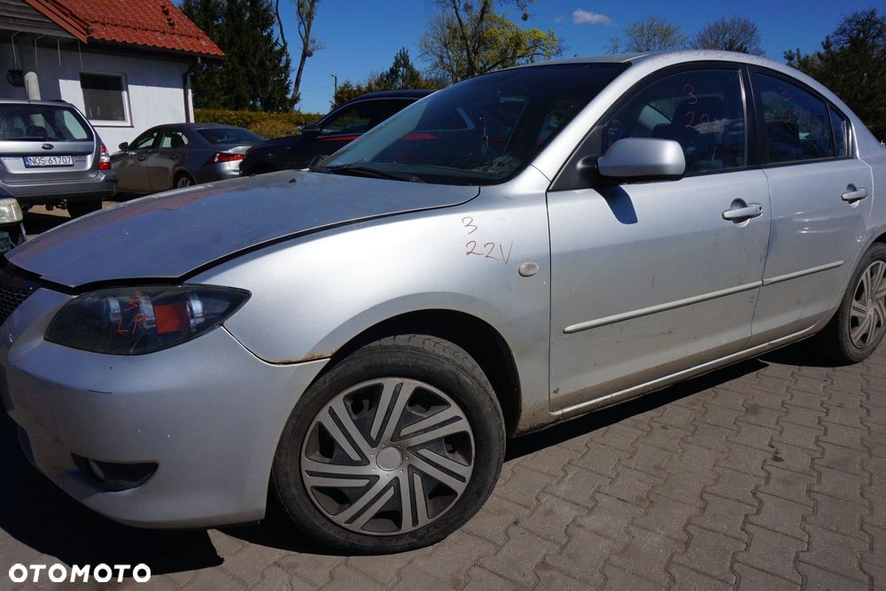 MASKA ZDERZAK BŁOTNIKI LAMPY 3 I BK 22V  MAZDA 2003-2006 SREBRNY PRZÓD KOMPLETNY - 9