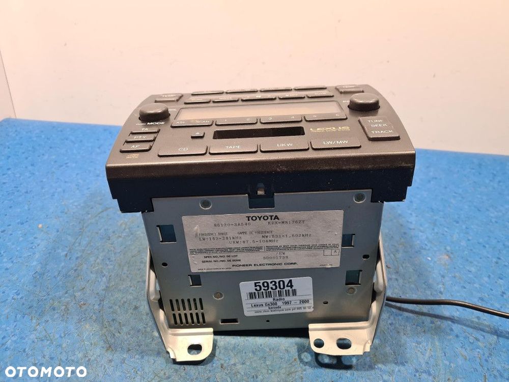 LEXUS GS300 II RADIO KEX-M8176ZT 202 2JZGE - 2