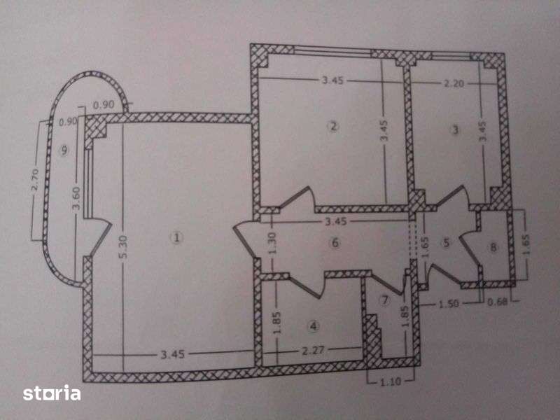 Living area of Apartament 2 bedroom