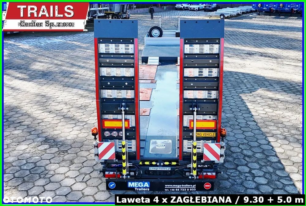 Inny Naczepa rozciągana dł. 18,60 m, zagłębiana x 4, szer. 3,00 m - NAJAZDY HYDRAULICZNE. !!! - 14