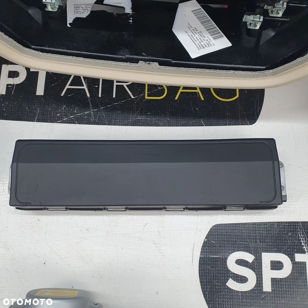 BMW G30 G31 SERIA 5 DESKA ROZDZIELCZA KONSOLA KOKPIT PULPIT PODUSZKI AIRBAG AIR BAG PASY KIT SET - 14