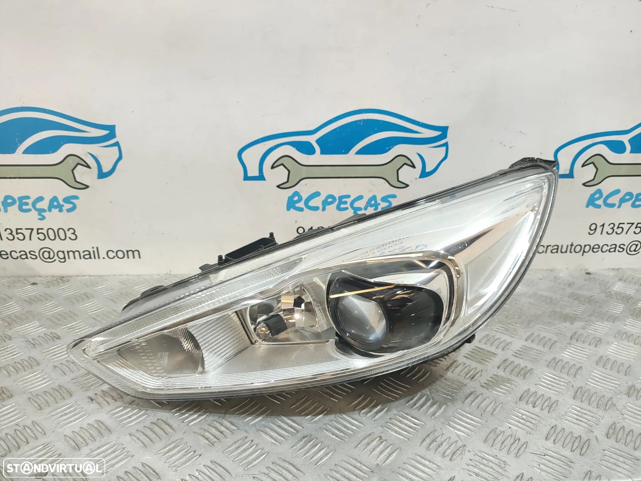 OTICA OTICAS XENON ESQUERDA FORD FOCUS III 3 MK3 FACELIFT F1EB13D155AB OPTICA OPTICAS FAROL FAROIS - 1
