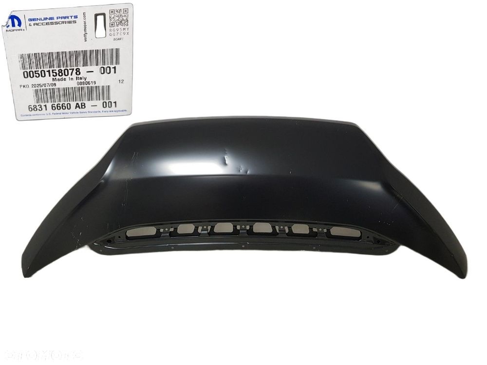 NOWA ORYGINALNA MASKA POKRYWA SILNIKA FIAT DUCATO PEUGEOT BOXER CITROEN JUMPER LIFT 14-25 68316660AB