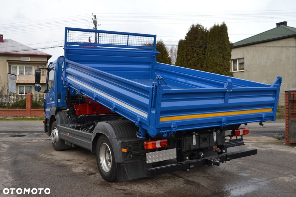 Mercedes-Benz Atego 1524 Nowy 3-stronny WYWROT Nowy żuraw HDS HMF 810 K2 Kiper Wywrotka Fassi Hiab Palfinger DN HC TGL TGM Midlum Eurocargo LF - 9