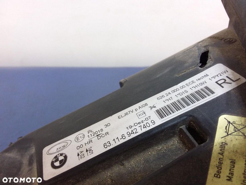 BMW 3 E90 E91 REFLEKTOR LAMPA XENON PRAWY PRZÓD - 4