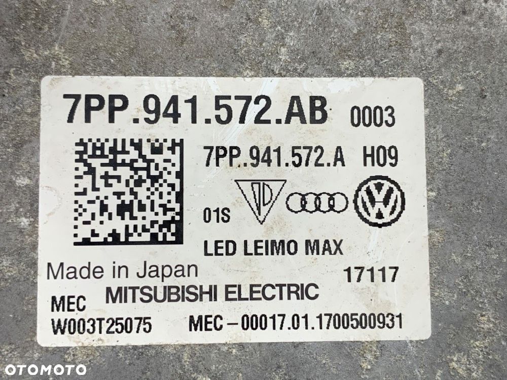 PRZETWORNICA XENON  VW TIGUAN (AD1, AX1) 2016 - 2022 2.0 TDI 4motion 110 kW [150 KM] olej napędowy - 4