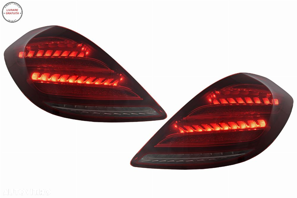 Stopuri Full LED Mercedes S-Class W222 (2013-2017) Semnalizare Dinamica Facelift D- livrare gratuita - 4