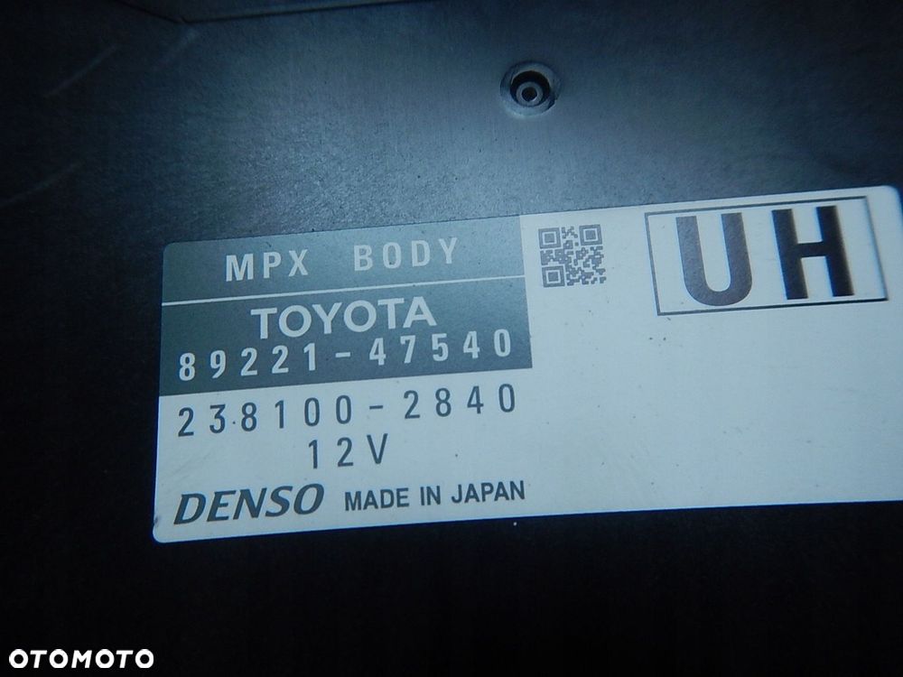 MODUL KOMFORTU STEROWNIK BSI TOYOTA PRIUS PLUS 1.8 HYBRYDA 89221-47540 - 4