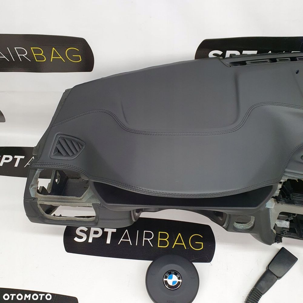 BMW 4 F32 F33 F36 DESKA ROZDZIELCZA KONSOLA KOKPIT PULPIT PODUSZKI AIRBAG AIR BAG NAPINACZE KIT SET - 2