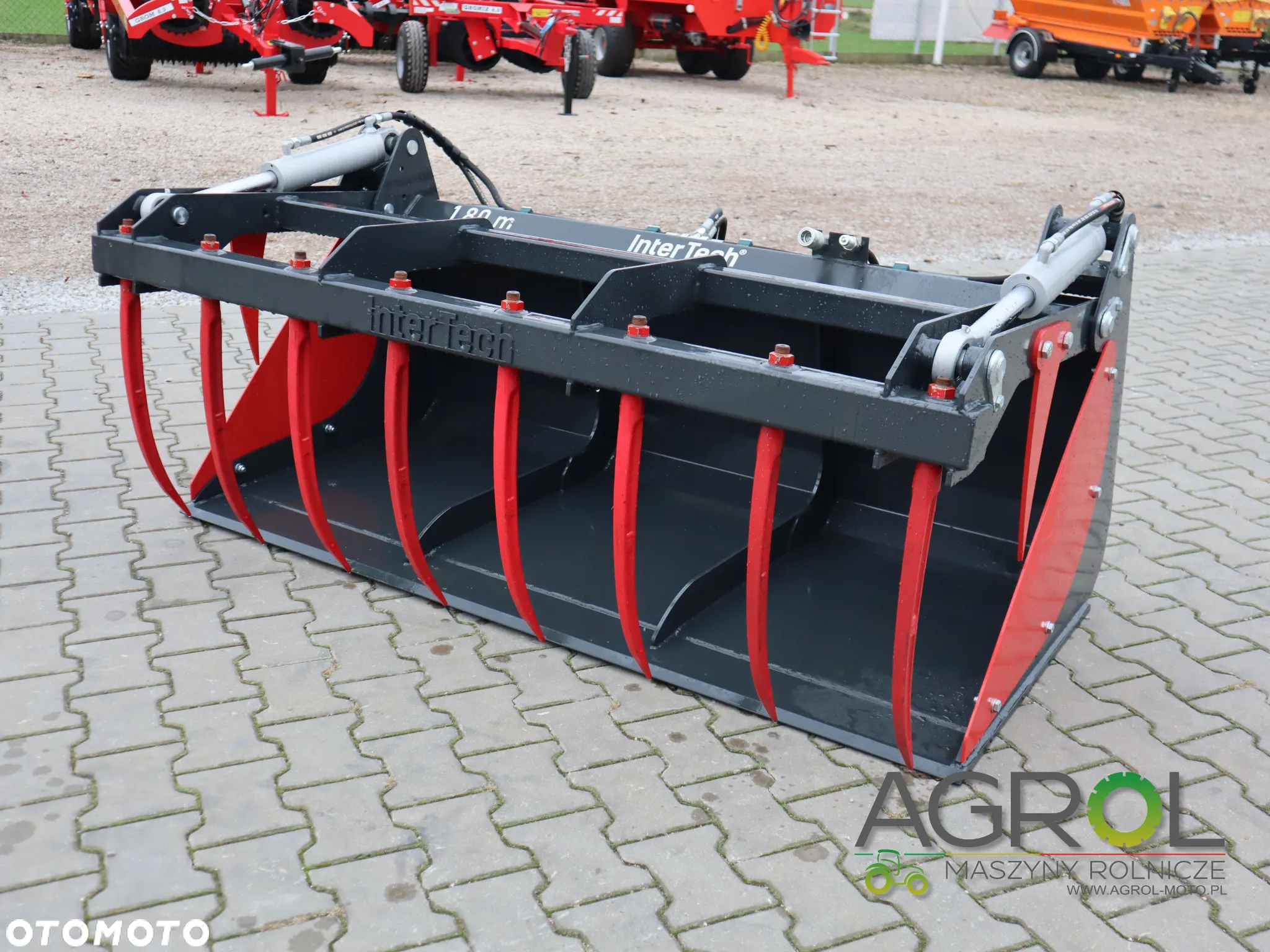 Łyżko-Krokodyl 1,5m 1,8m 2,2m 2,4m Inter Tech; Chwytak Paleciak Łyżka - 3