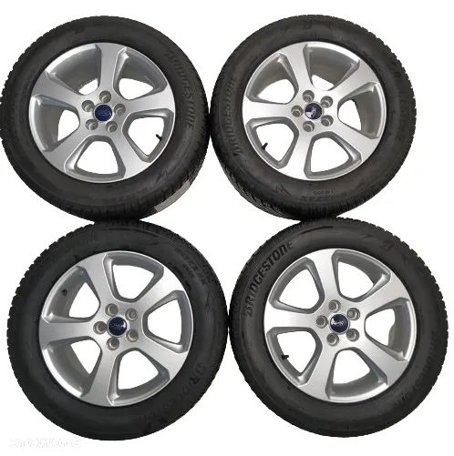 FORD FOCUS C-MAX MONDEO KUGA S-MAX GALAXY 7.5X17 ORYGINALNE FELGI ALUMINIOWE R17 ET55 5x115 OPONY BRIDGESTONE 235/55 KOŁA - 1