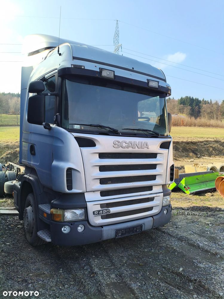Scania R420 analog tacho klima retarder mega 6x2 pod lawetę pomoc drogowa - 2