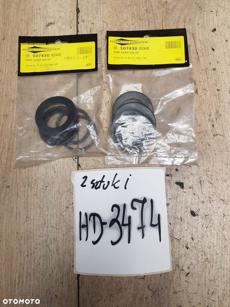 Uszczelki zacisku przód MCS 507430 Harley Davidson FX FXR FXWG XL 44151-77 - 1