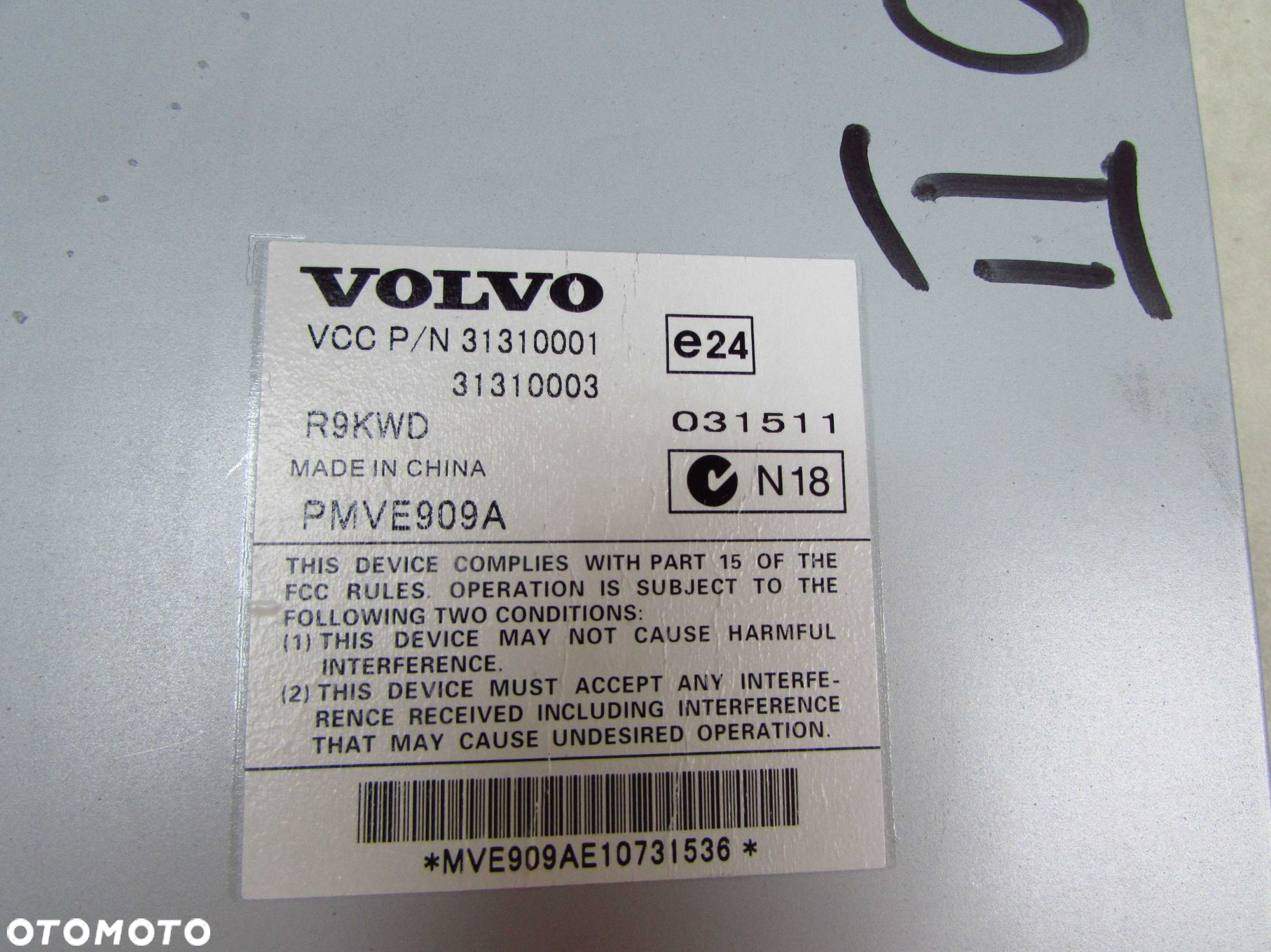 VOLVO C30 S40 V50 C70 II LIFT 06-13 WZMACNIACZ RADIA 31310001 PREMIUM SOUND - 6