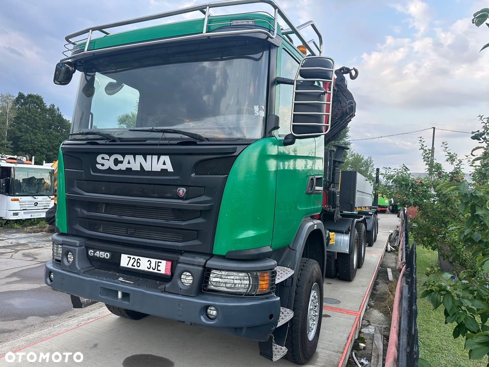Scania G450 6x6 do energetyki 2015r słupów ciągnik specjalny Hds żuraw - 26
