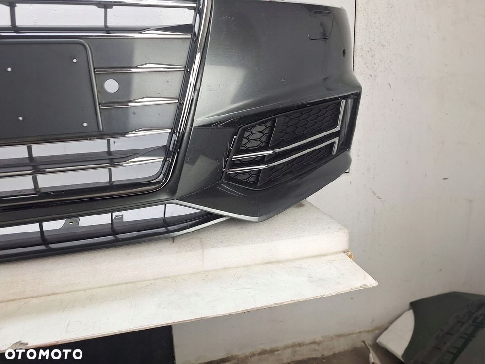 ZDERZAK AUDI S4 A4 S-LINE B9 8W 2017-2019 GRILL PRZED LIFTEM 6 X PDC SPRYSK - 4