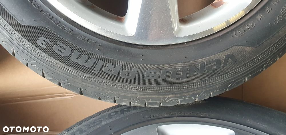 Alufelgi z oponami alusy felgi aluminiowe 5x112 7J ET45 215/55 R16 VW Passat B6 3C0601025AE - 13