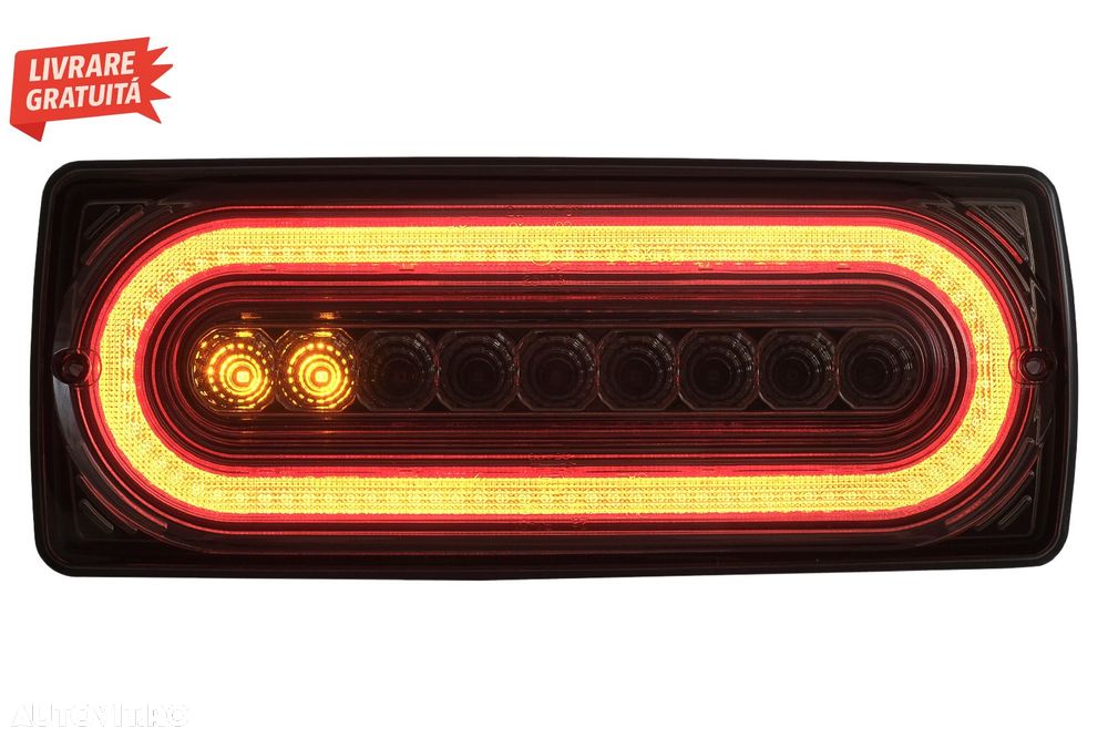 Stopuri Full LED Mercedes W463 G-Class (1989-2017) Semnal Secvential Dinamic Fumur- livrare gratuita - 3